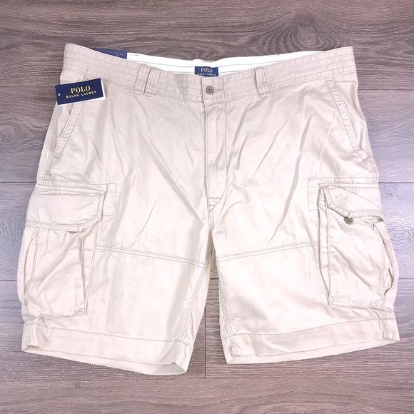 Polo Ralph Lauren Men's Khaki Tan Classic Polo Chino Big Tall